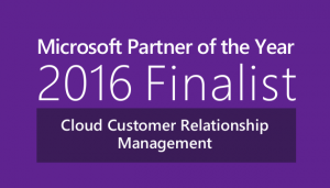 Microsoft Partner of the Year 2016 Finalist