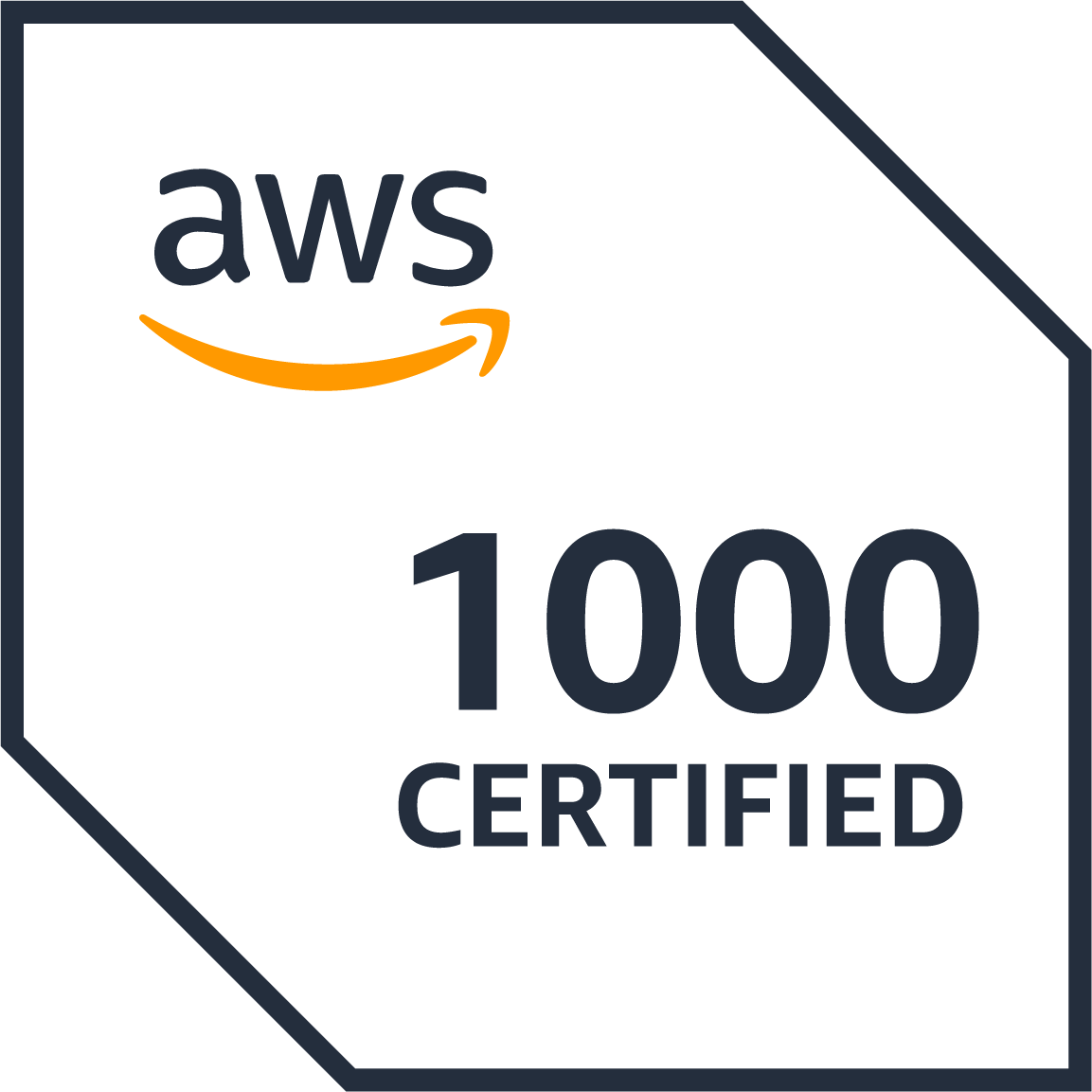 AWS 1000 APN Certification Distinctionロゴ