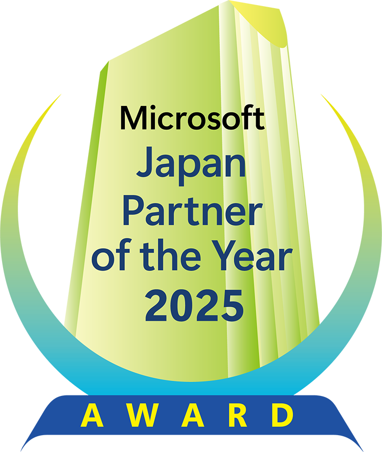 マイクロソフト ジャパン パートナー オブ ザ イヤー 2025ロゴ