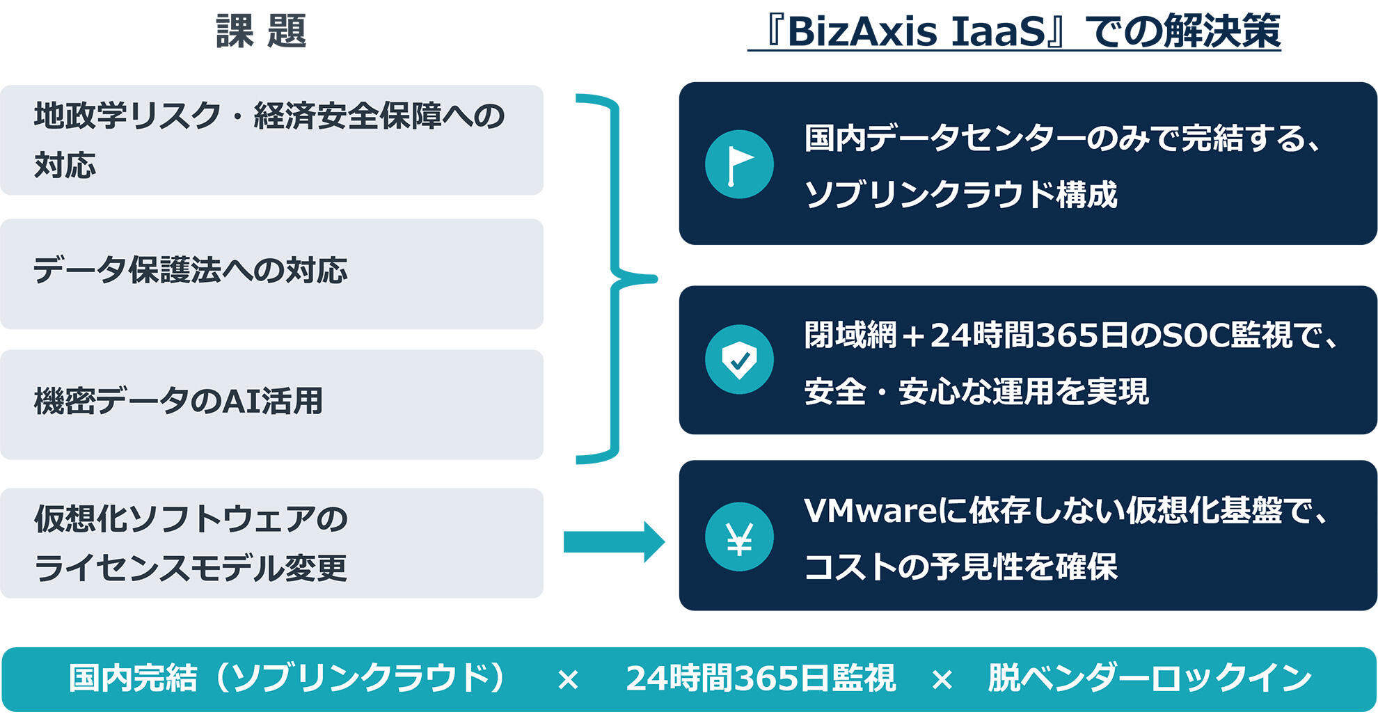 BizAxis IaaSイメージ図