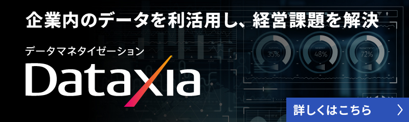 データマネタイゼーション「Dataxia」